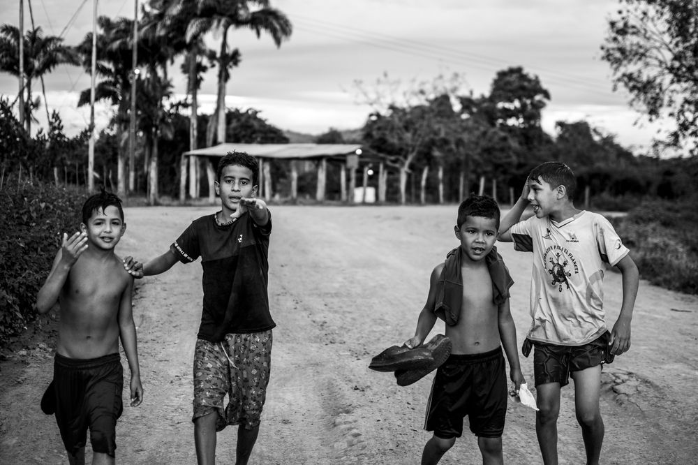 Venezuelan mining children