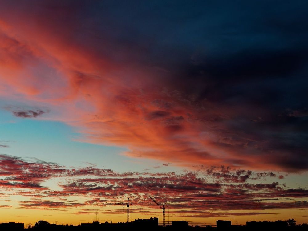 Августовский закат, Кокшетау