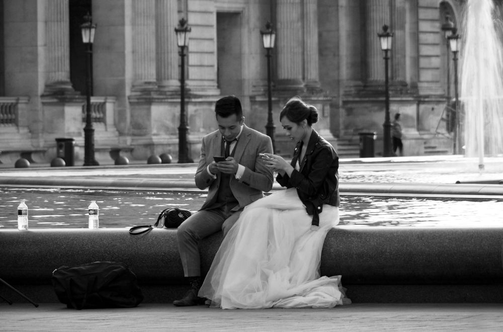 Эпоха смартфонов... Свадьба. XXI век.