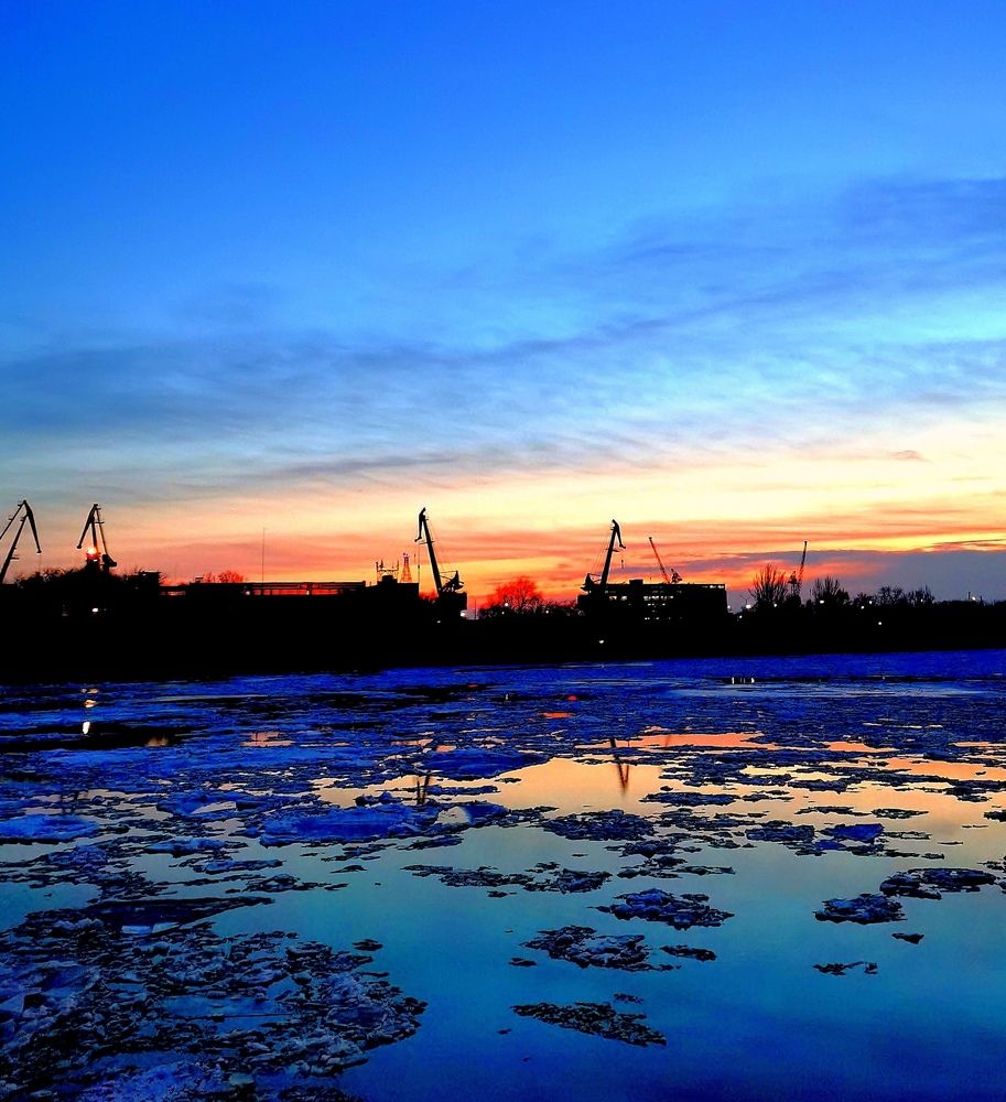 Закат на Дону