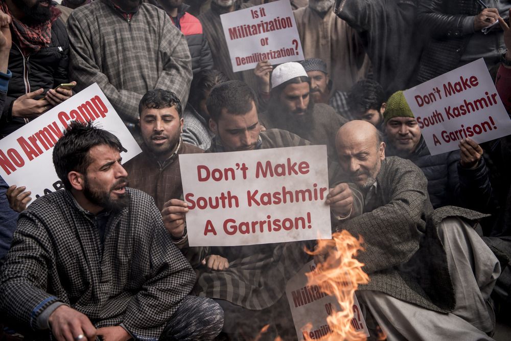 Protest in Srinagar