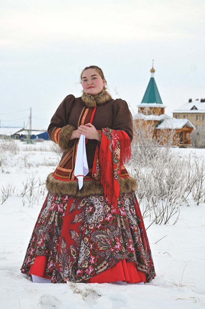 Кустодиевская девушка