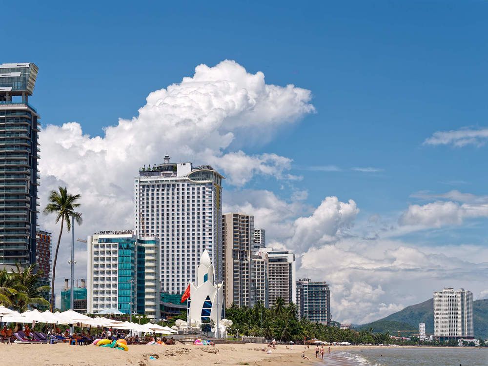 Вьетнам, Нячанг. Центральный пляж.