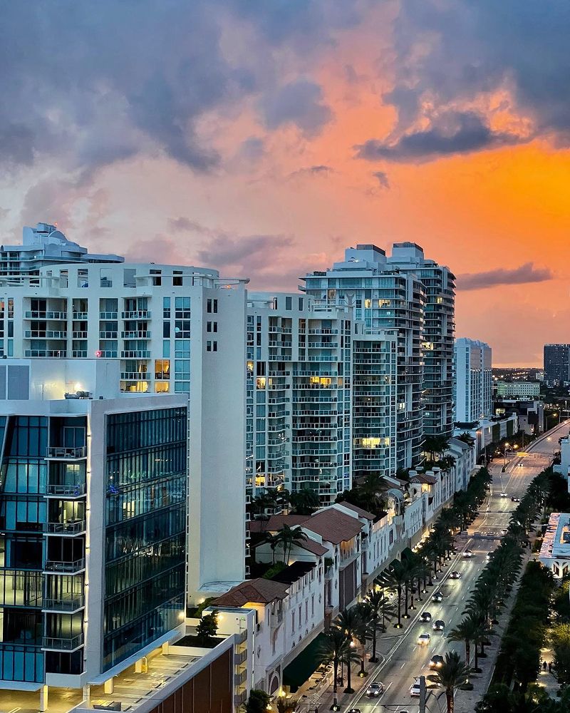 Sunset in Sunny Isles