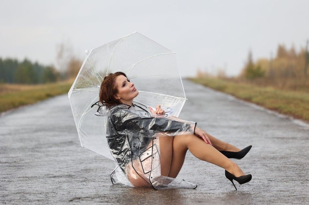 Прогулка под осенним дождем