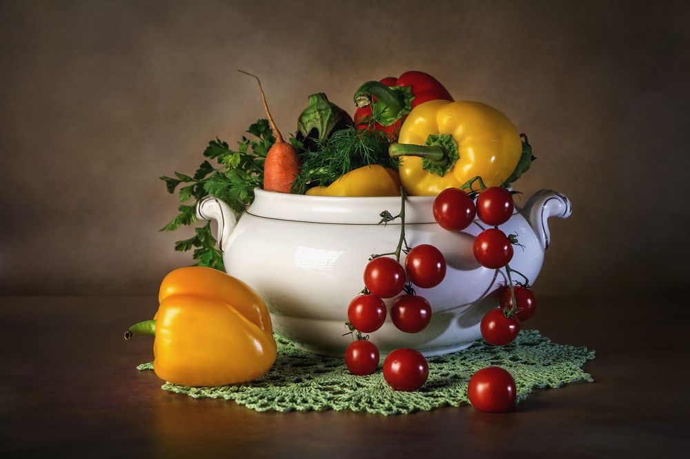 Овощной натюрморт.