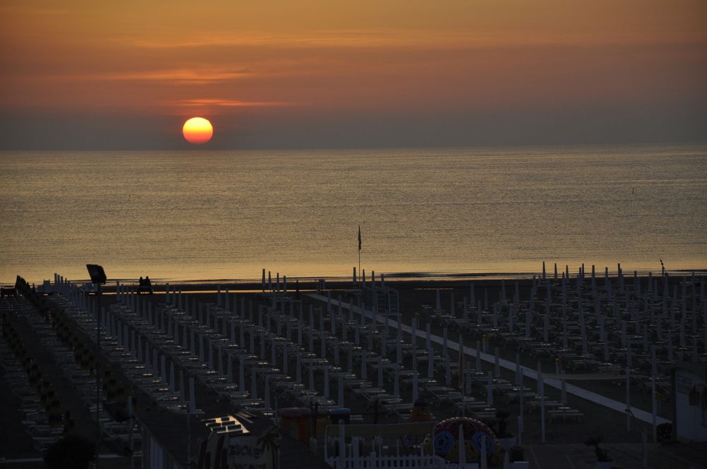 Закат в Римини