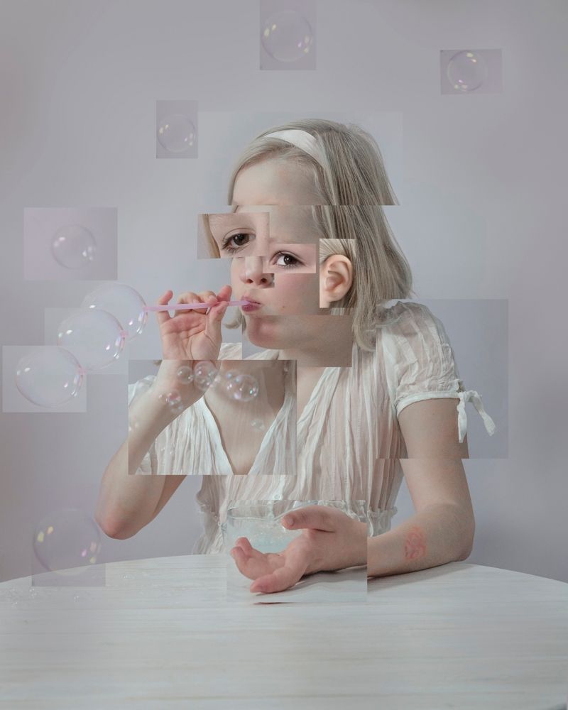 Детство в стиле кубизм