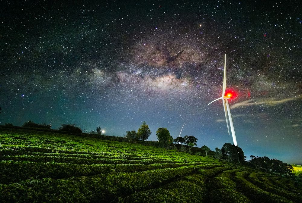 Milkyway at Cau Dat tea plantation