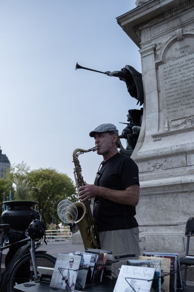 Saxophonist and Trumpeter
