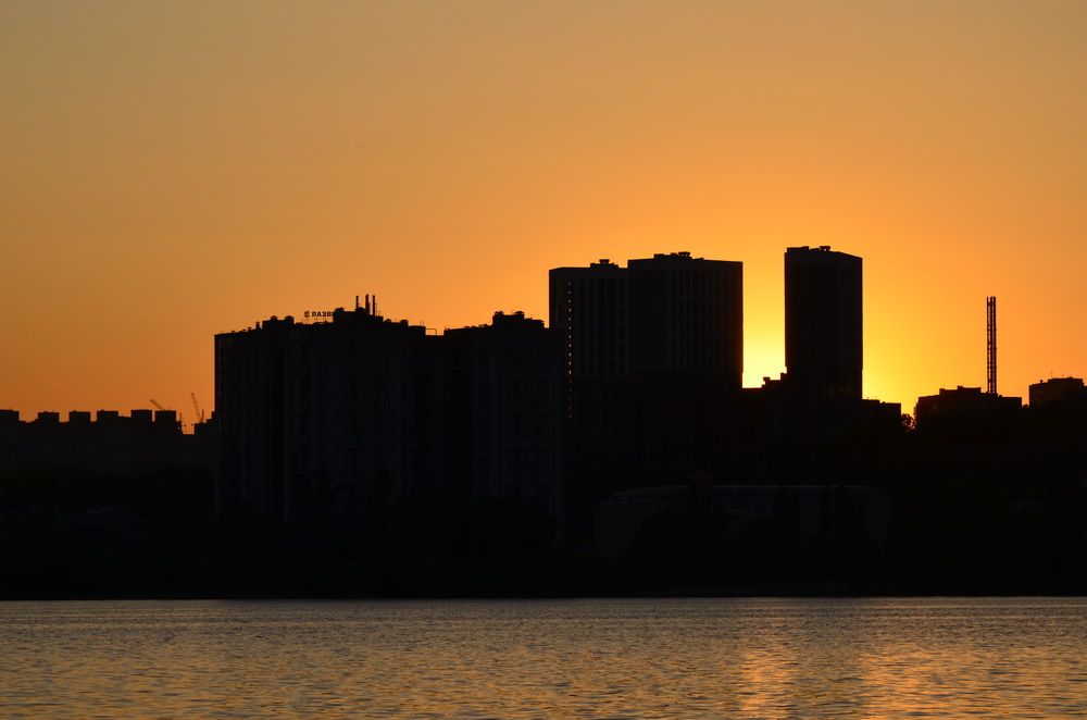 Оранжевый закат