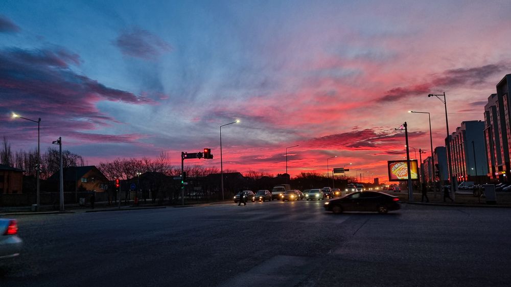 Рассвет. Астана