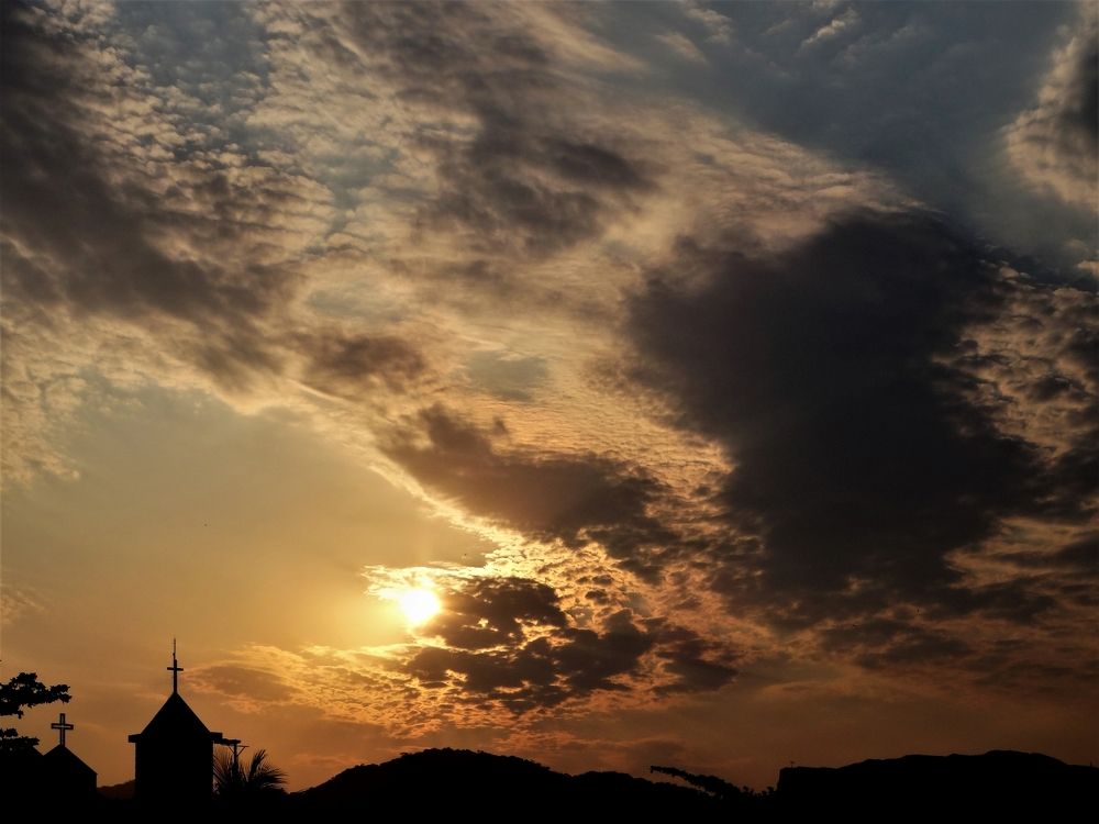 when day starts turning into night