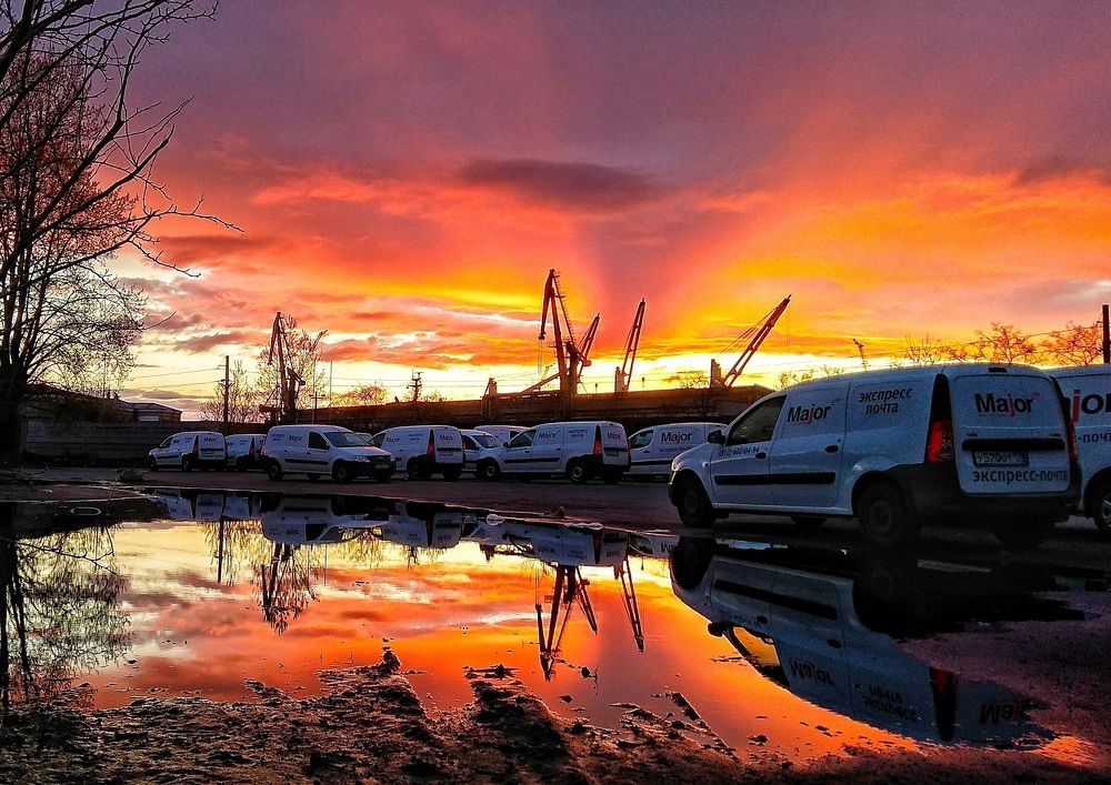 Доставка заката на ул. Двинскую в Санкт-Петербурге
