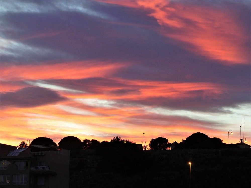 Красота закатов Испании