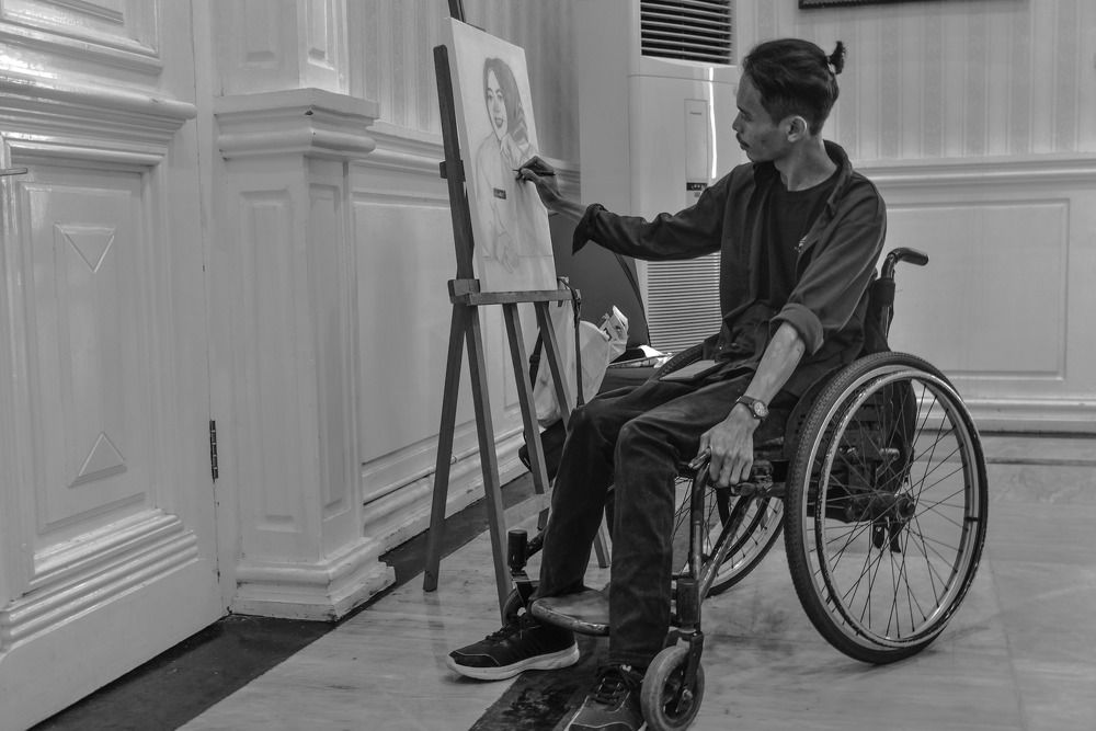 Disabled artist