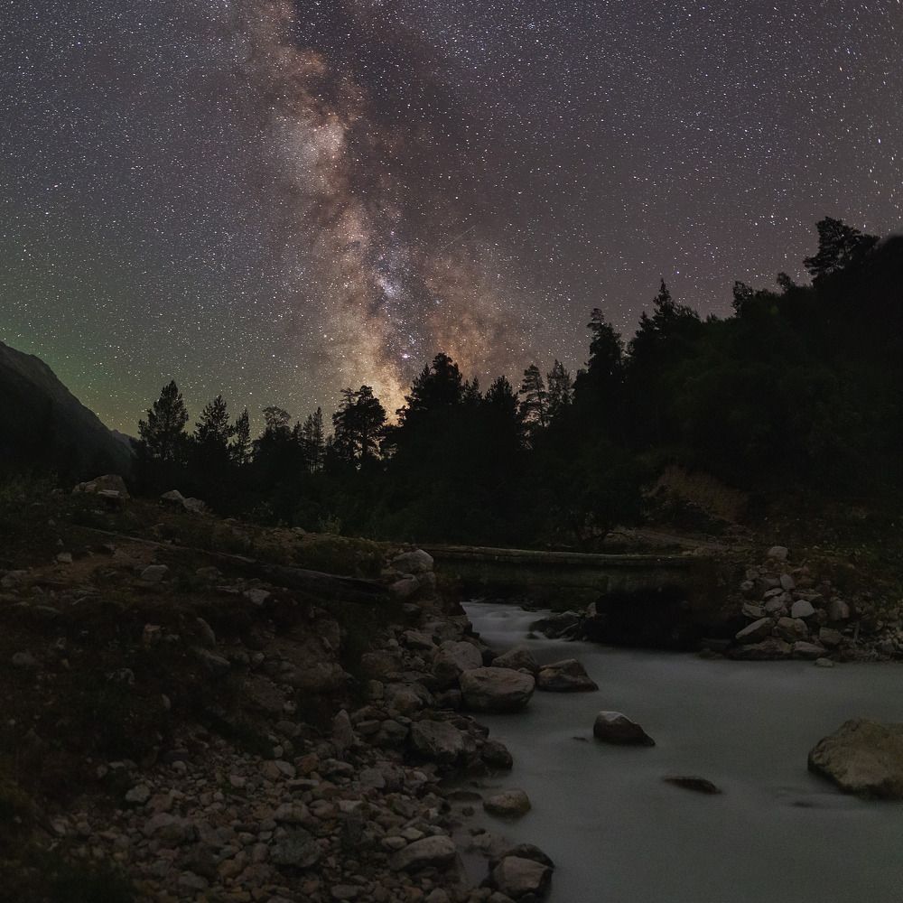 Bridge over the heavenly river