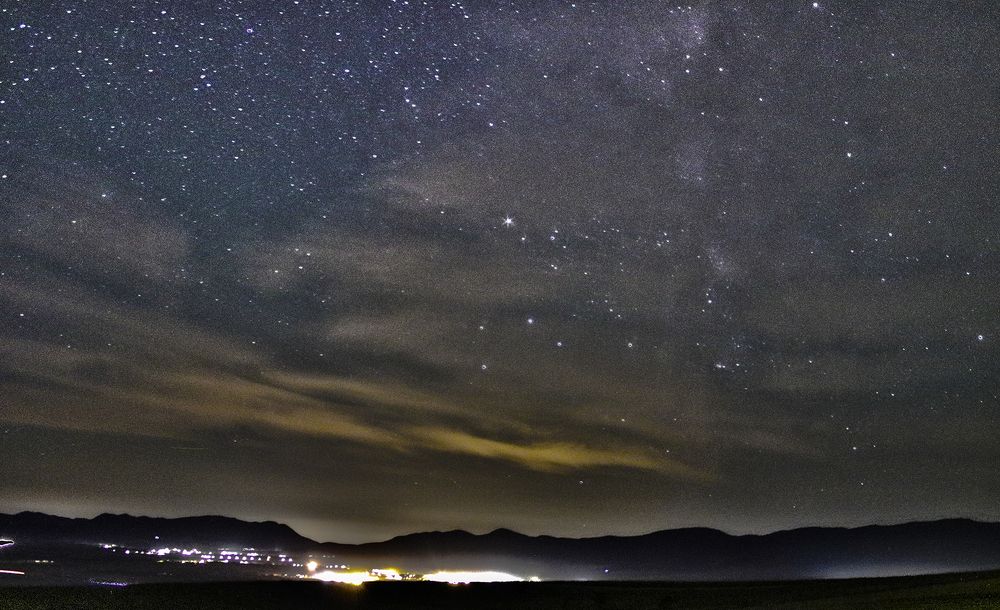 The starry sky of the Ciuc basin
