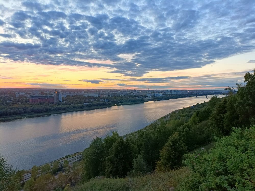 Закат в Нижнем Новгороде