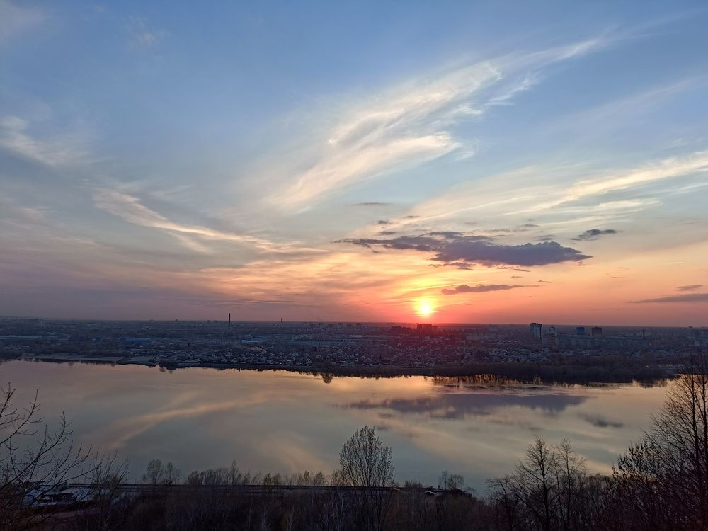 Закат в Нижнем Новгороде