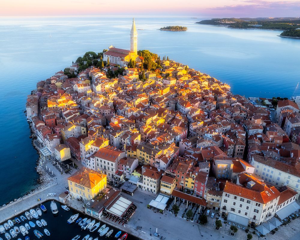 ROVINJ. SUNRISE. CROATIA