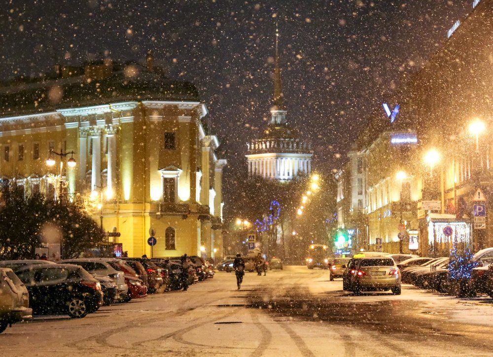 Вечер января.