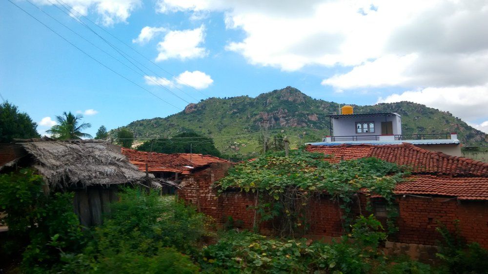 Nature and Village house