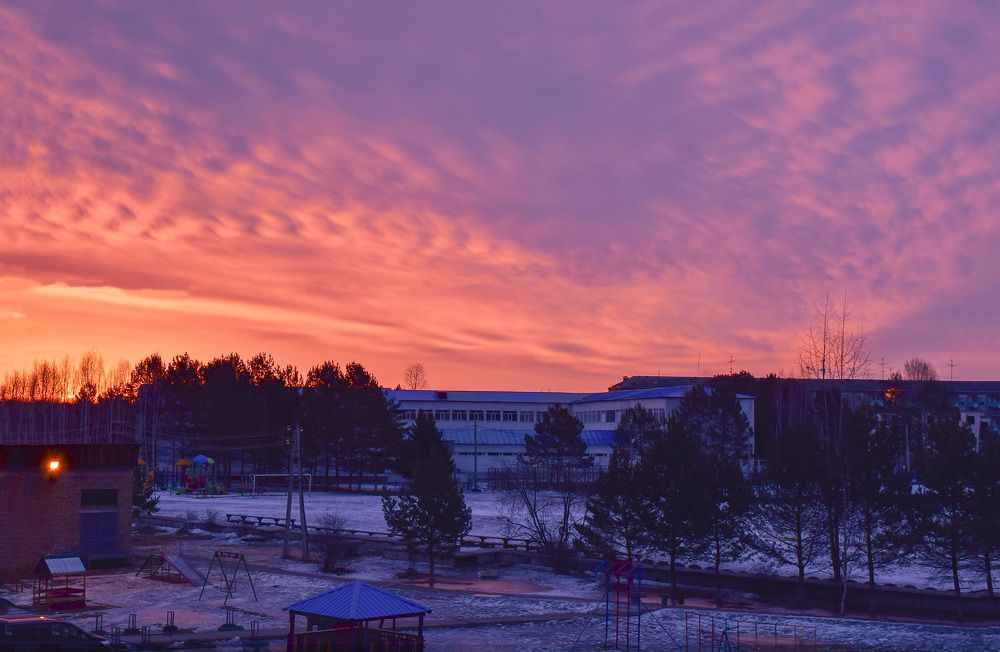 Впечатляющий рассвет марта