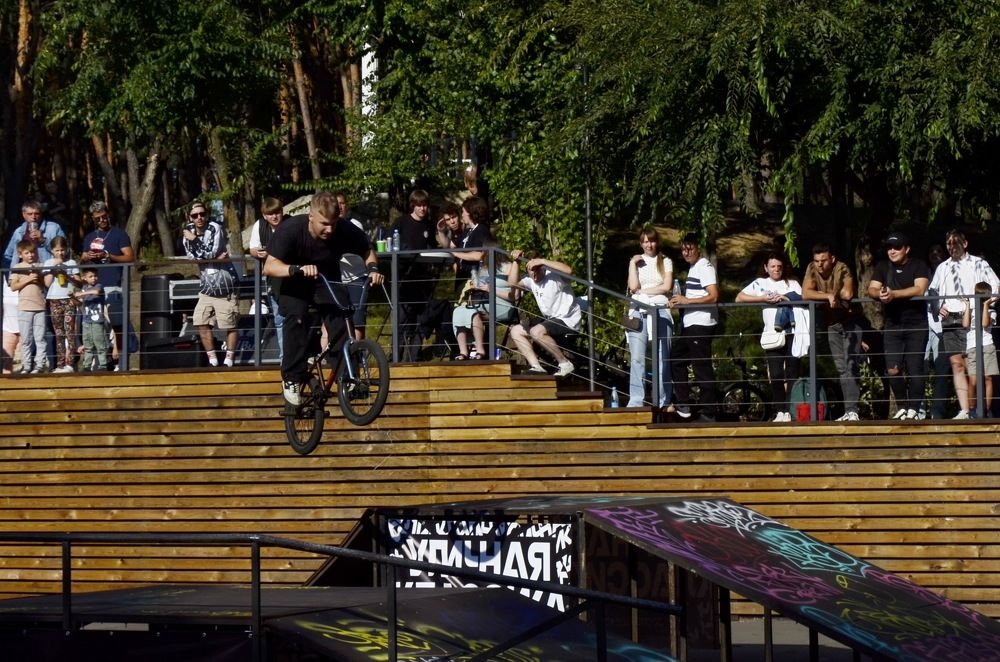 BMX. В полете.