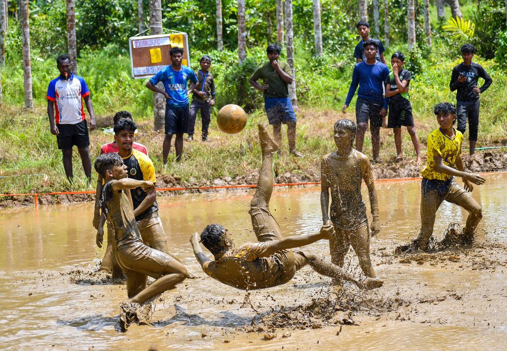 Mud football in Kerala