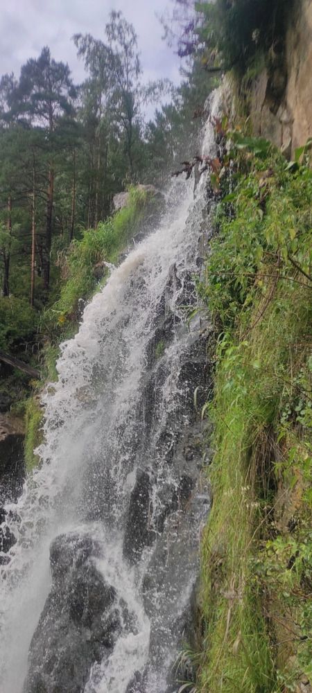Камышлинский Водопад, Респ Алтай, Август 2023