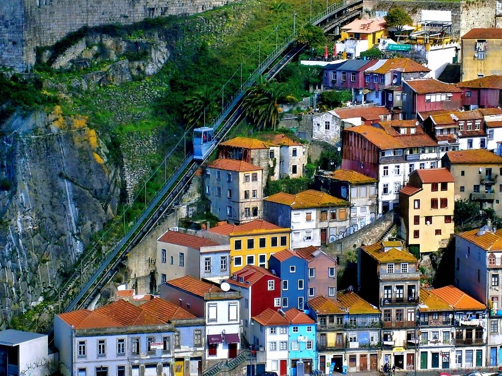 Colourful old houses