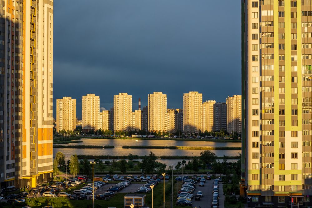 Закатное солнце