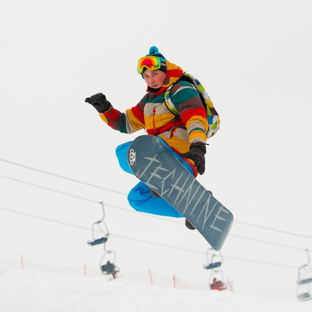 Прыжок портрет.