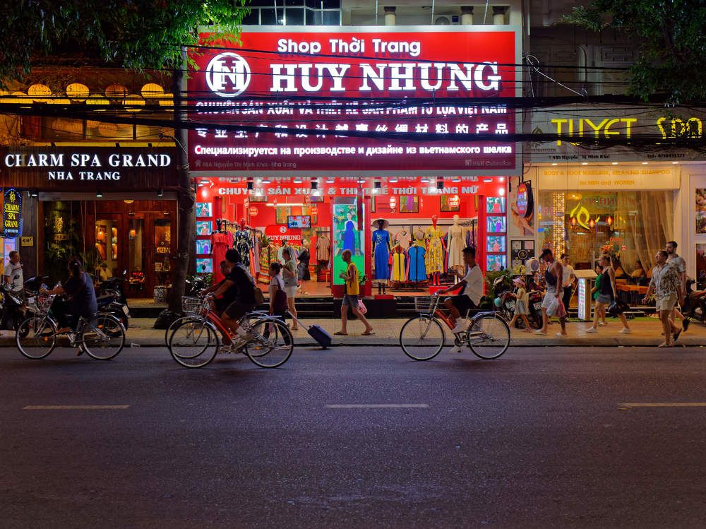 На улицах Нячанга, Вьетнам.