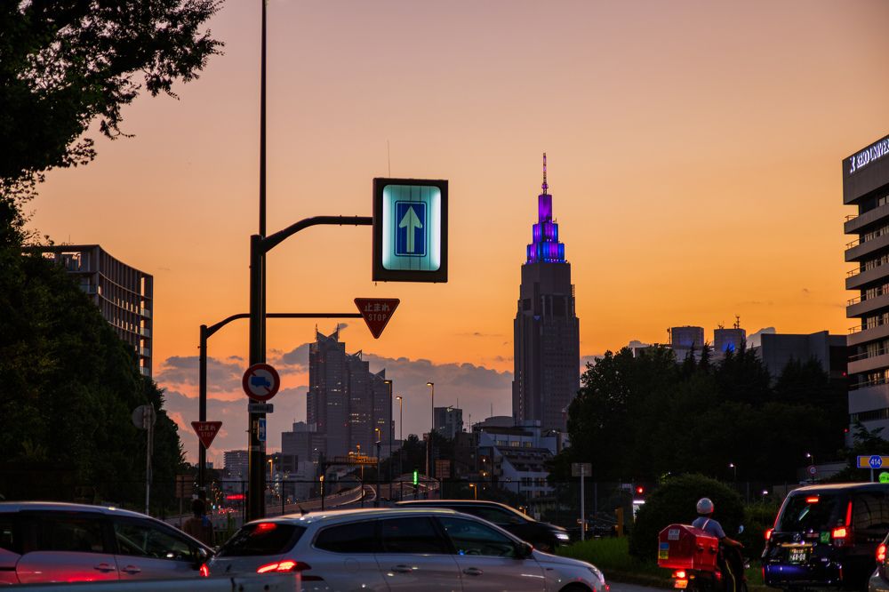 Закат над Синдзюку