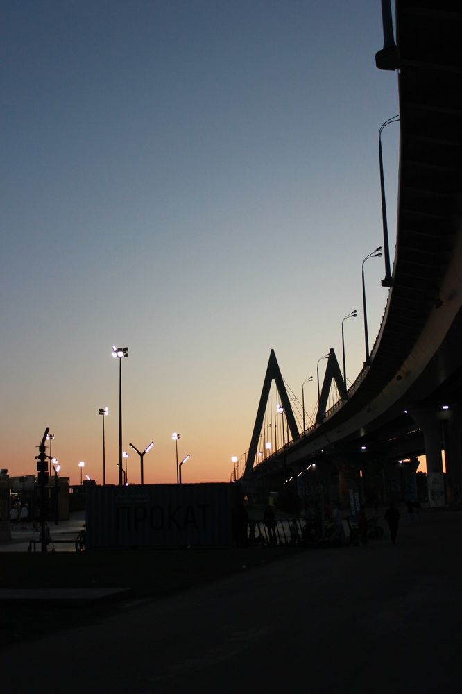 Рассвет в городе