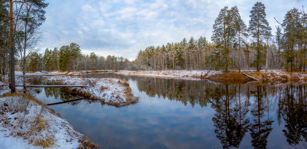 Ещё не всё прикрыто первым снегом