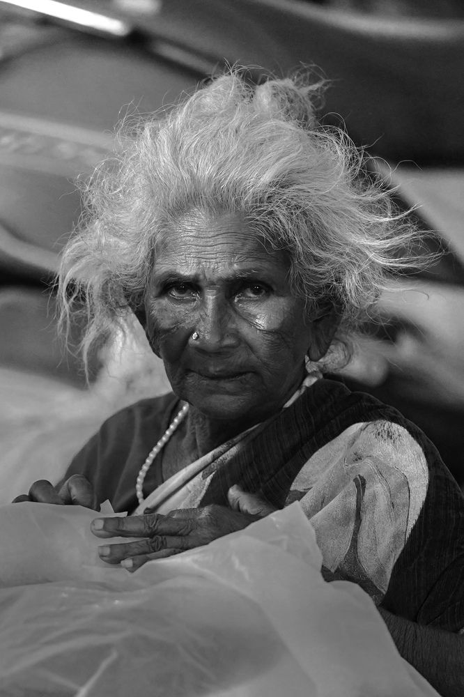 Indian old lady