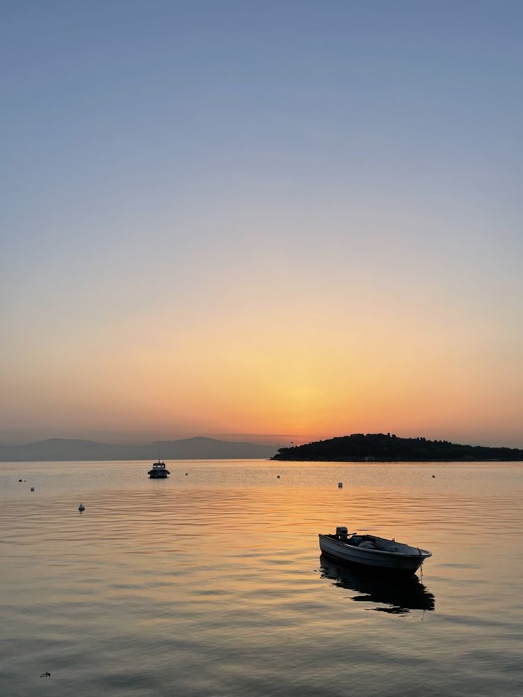 sunrise on the Prince Islands