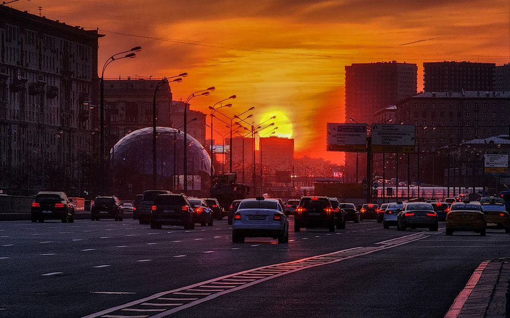 Закат на Ленинградке