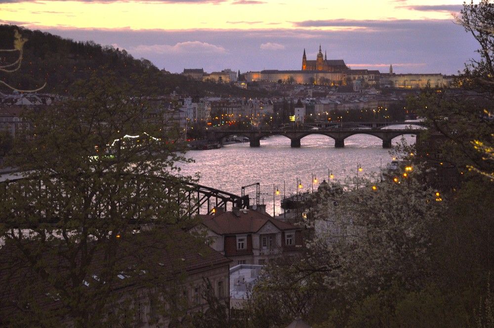 Закат над Влтавой