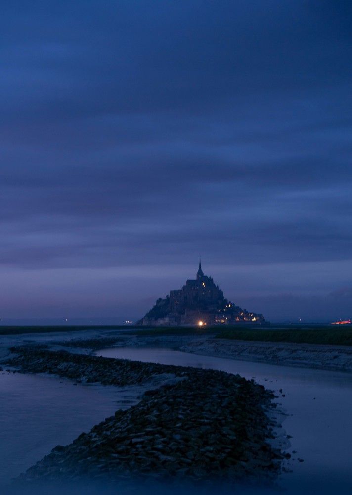 Закат над Мон-Сен-Мише́ль