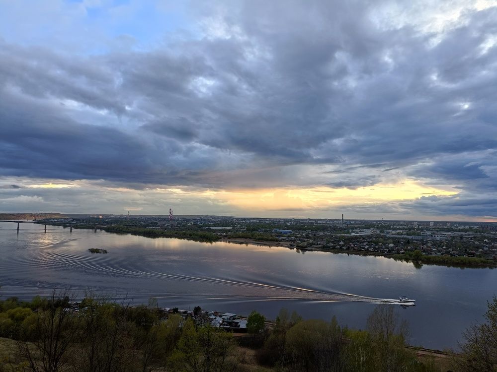 Закат в Нижнем Новгороде