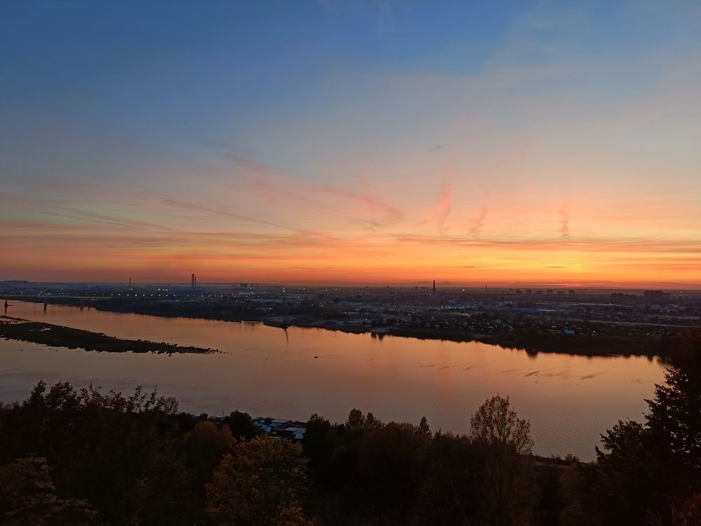 Закат в Нижнем Новгороде
