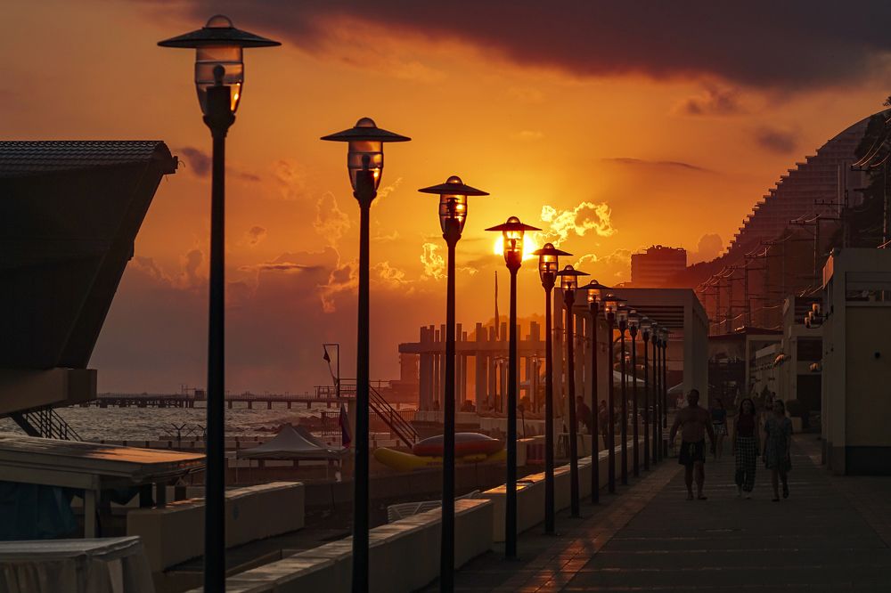 Вечер у моря