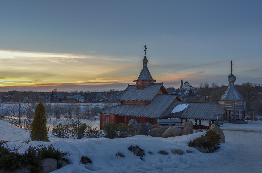 Вечер в Боровске.