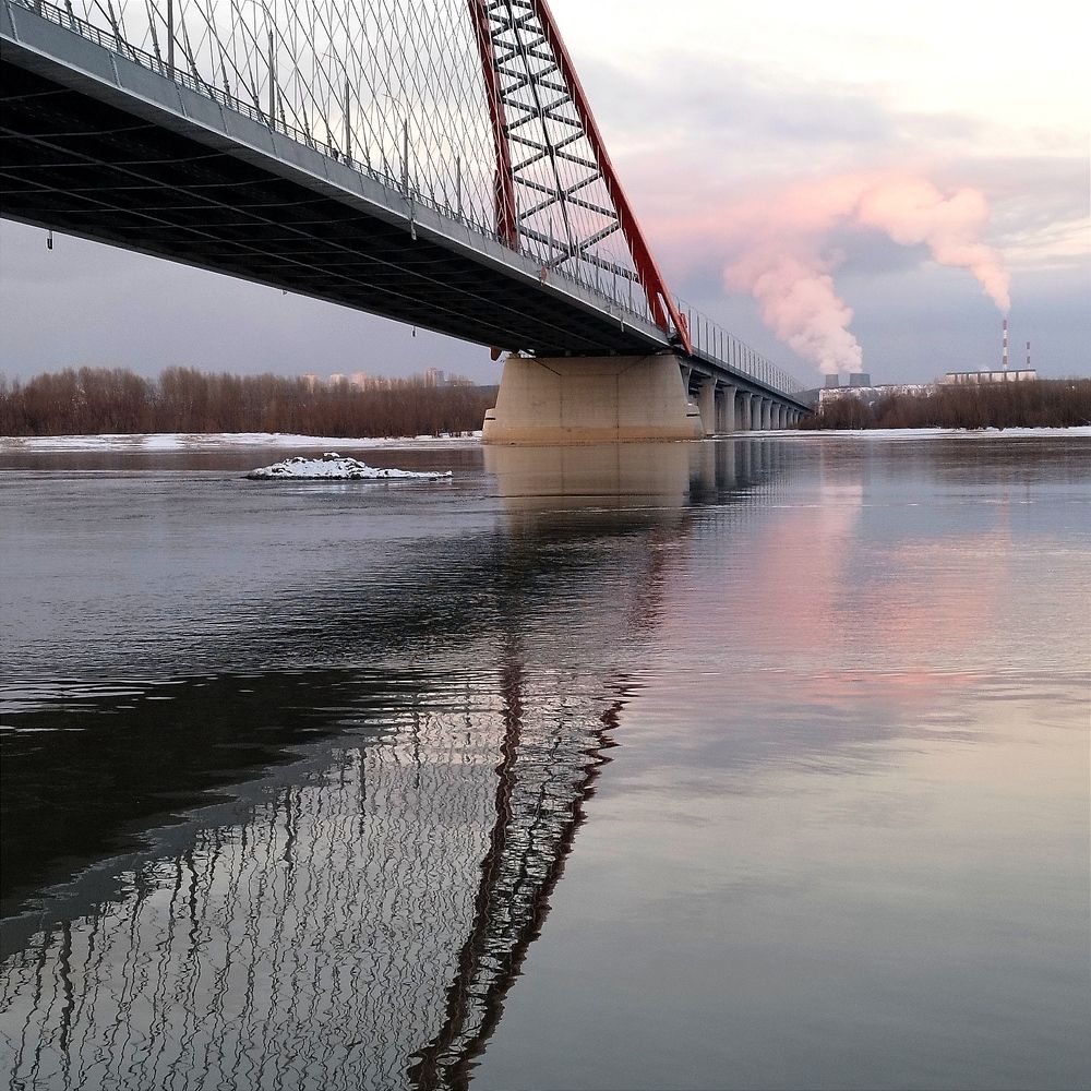 Мост на закате