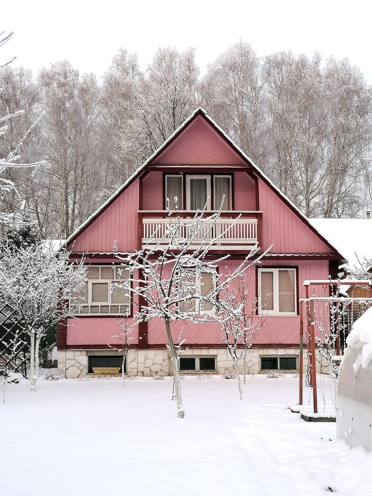 Зима на даче