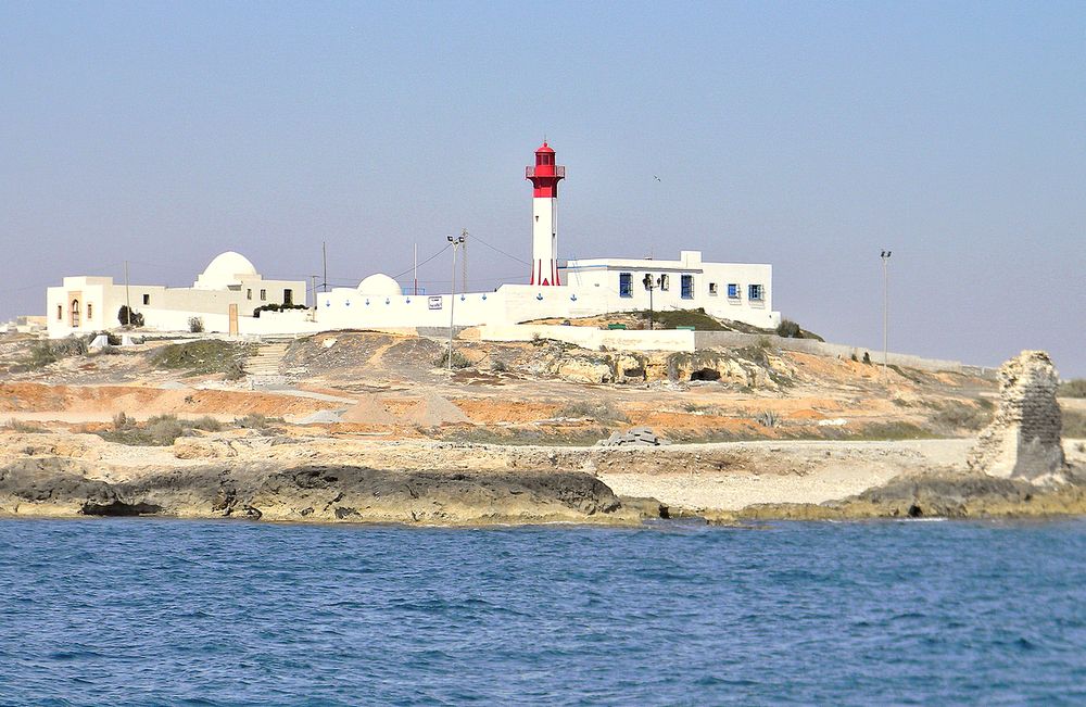 Маяк в Махдии в Тунисе